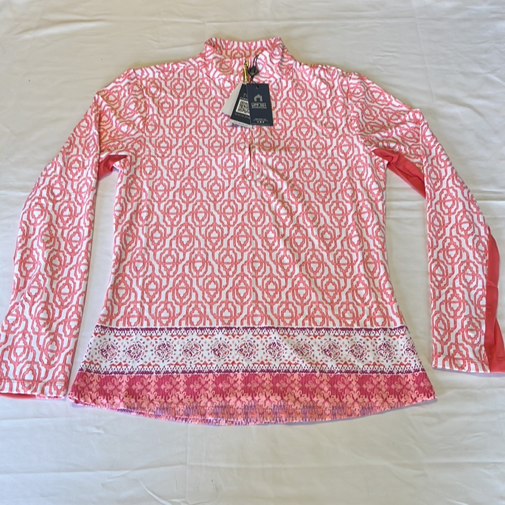 Cabana Life Napa Sport Zip Polo Sizes S and XL - Picture 6 of 15